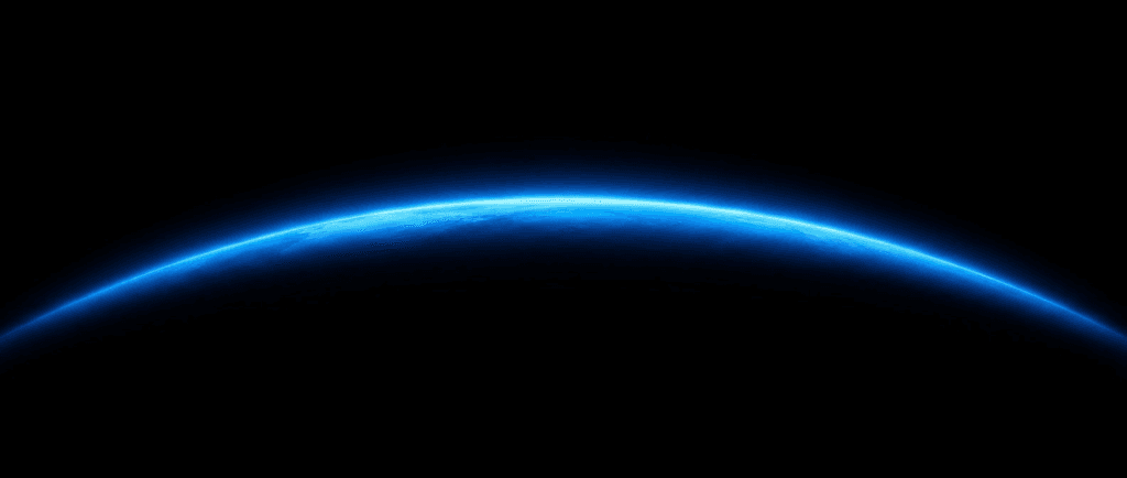 Space Curve Horizon Light