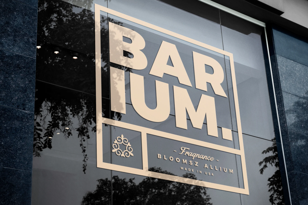 High Quality Realistic Glass Logo